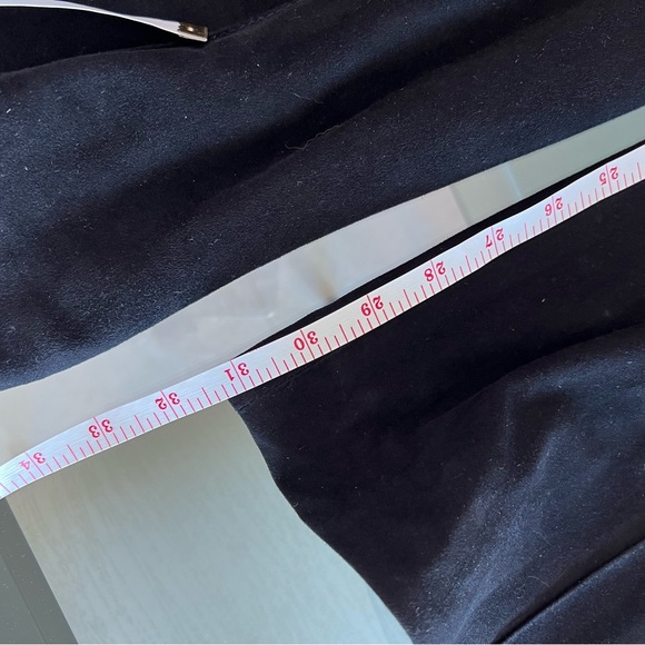 NEW with defect Fancy James Black Women Leather Suede Sleeveless Jumpsuit Size M - Picture 15 of 16